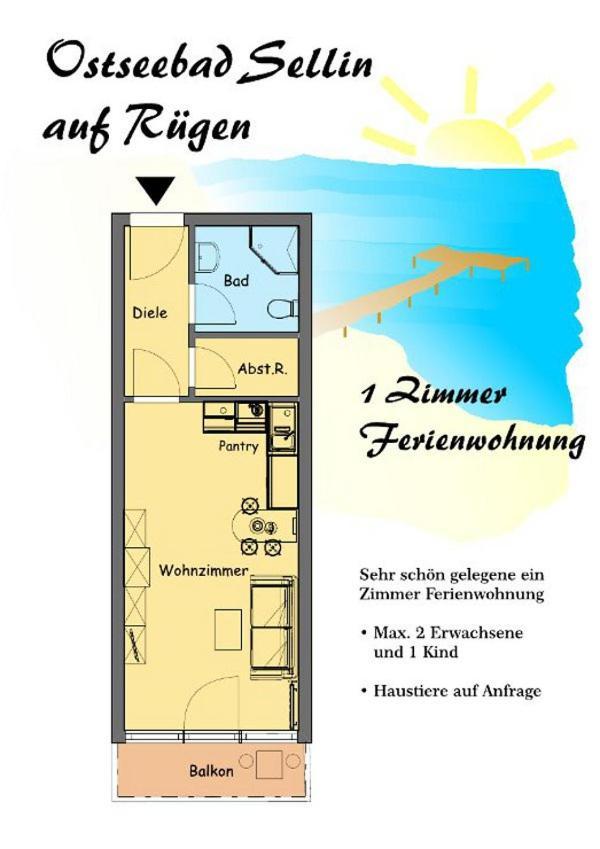 Ferienapartment Haus Baltic 1Og09 Sellin (Rugen) Exterior foto